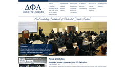 Desktop Screenshot of deltaphilambda.org